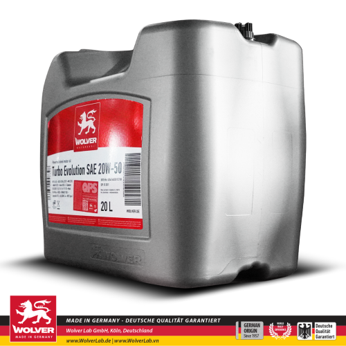 Wolver Turbo Evolution 20W-50 Ci-4 20L